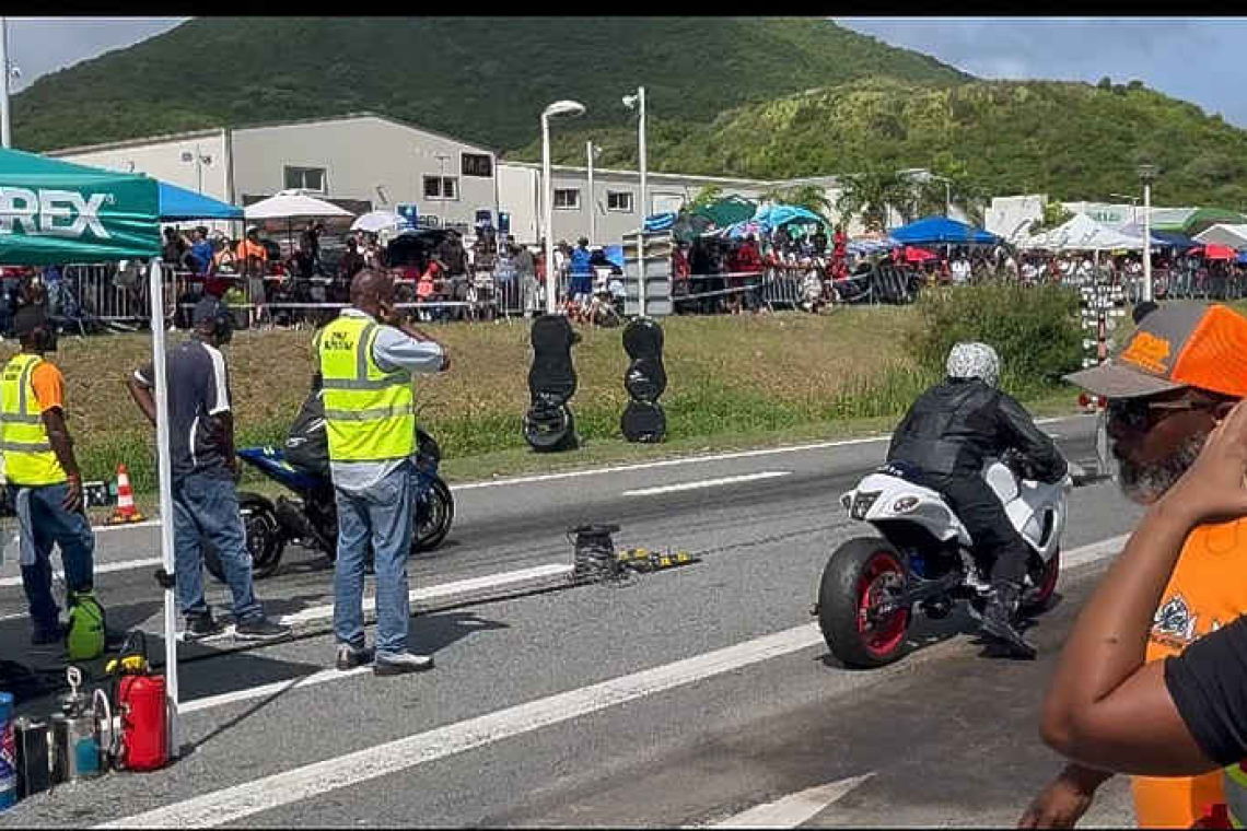 54 riders participate in 2nd  edition of SXM Drag Race
